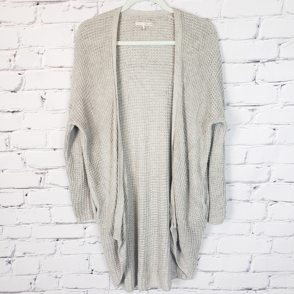 OAK + FORT Sweaters - Oak and Fort Gray Knit Cardigan